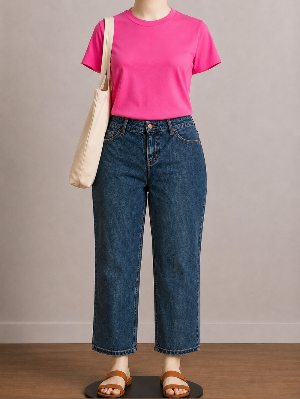 Talbots Slim Straight Crop Ankle Jeans Women’s 16P Petite Medium Wash